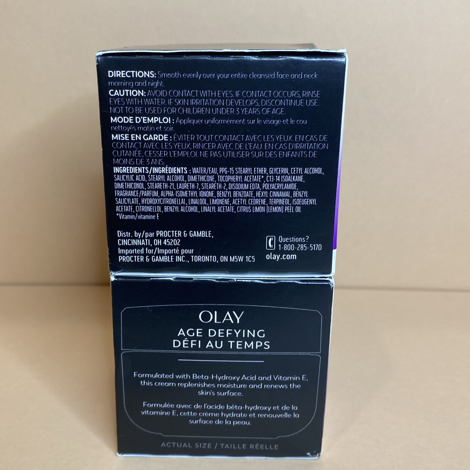 2x Olay Age Defying Classic Daily Renewal Cream Face Moisturizer 2.0 Oz. NIB