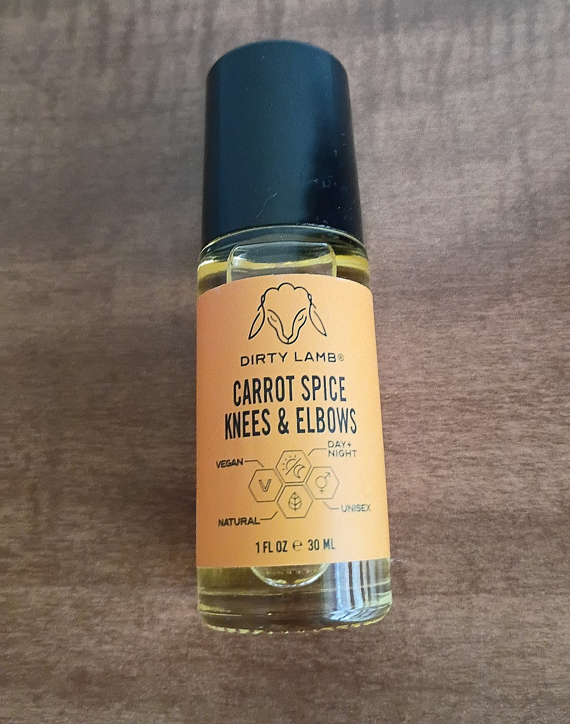 100% Natural Dirty Lamb Carrot Spice Knees & Elbows VEGAN Moisturizing Oil