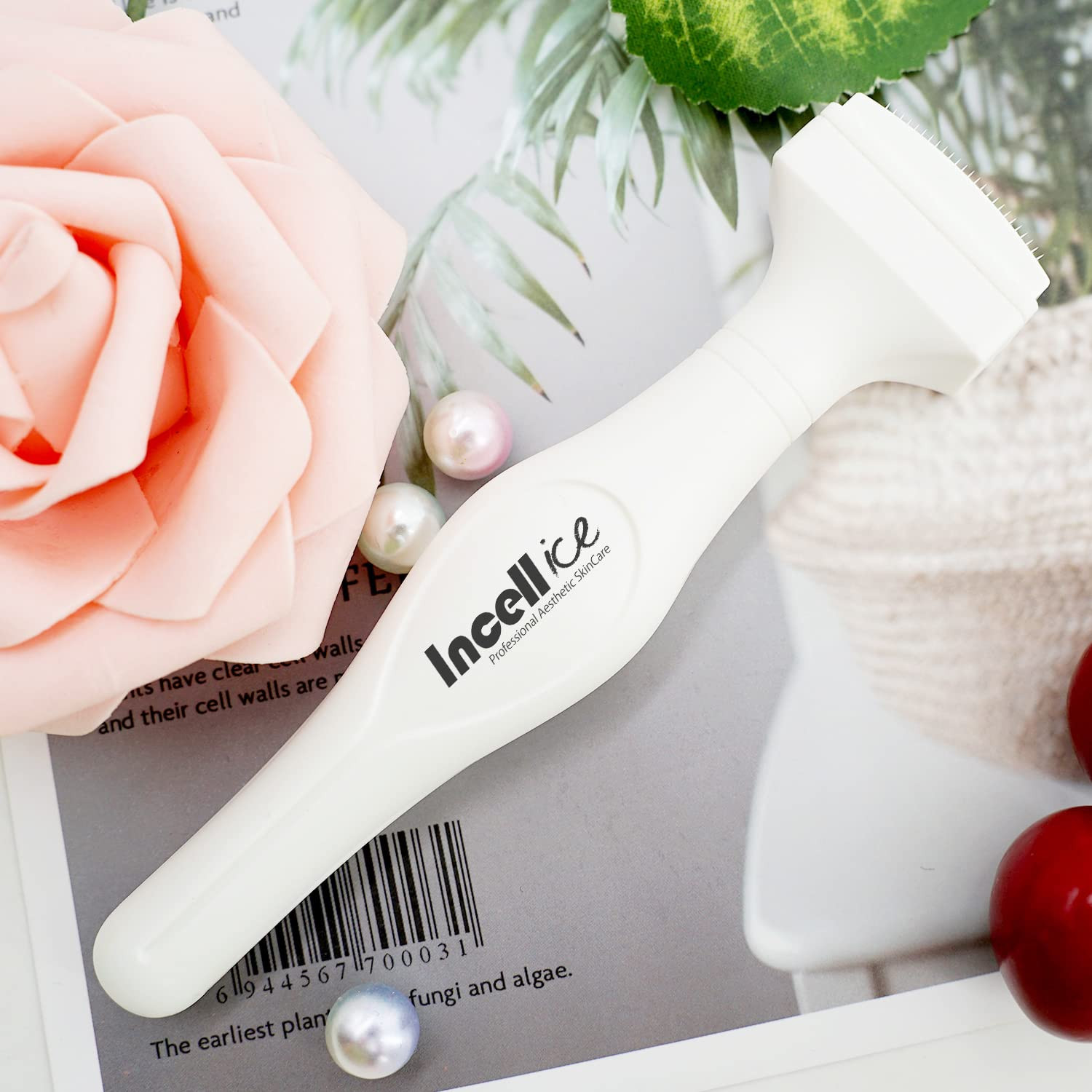 Derma Stamp, INCELLICE 175 Titanium Microneedle Stamp for Face, Derma Roller Sta