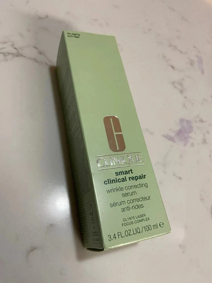 Clinique Smart Clinical Repair Wrinkle Correcting Serum – 3.4 oz / 100 mL NIB