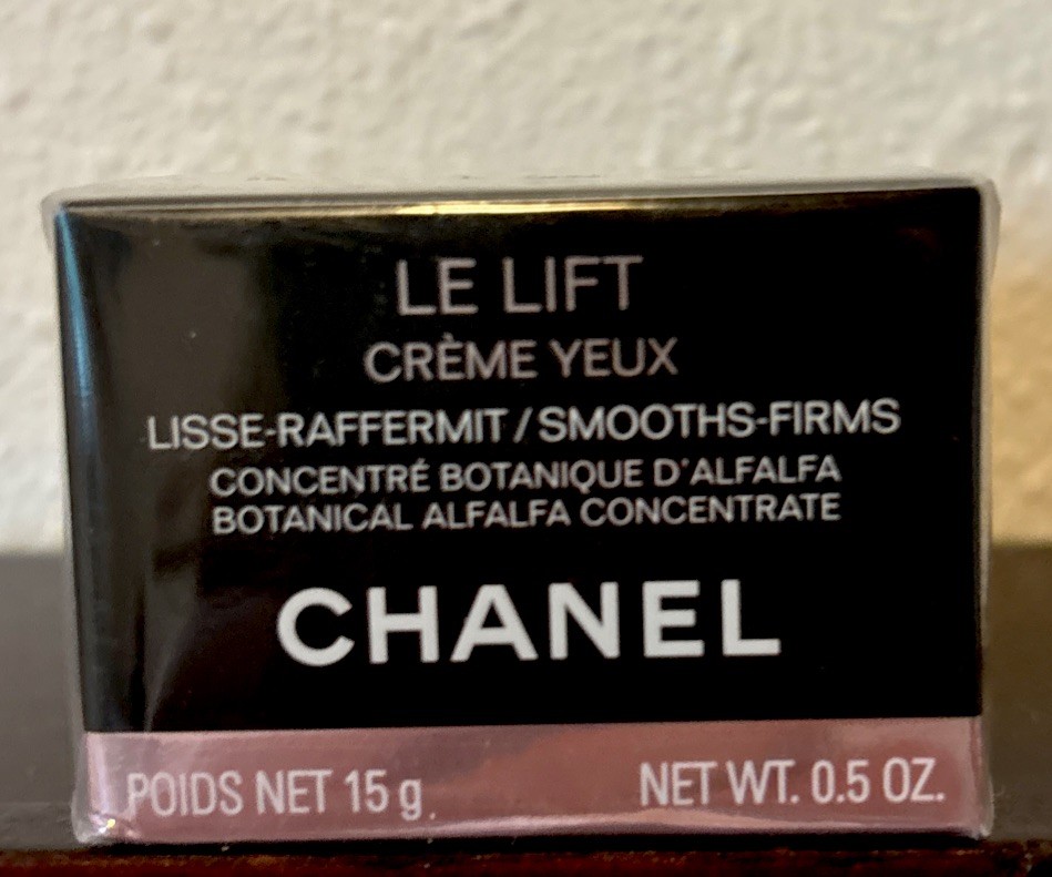 Chanel Le Lift Creme Yeux Botanical Alfalfa Concentrate New 0.5oz Sealed Box