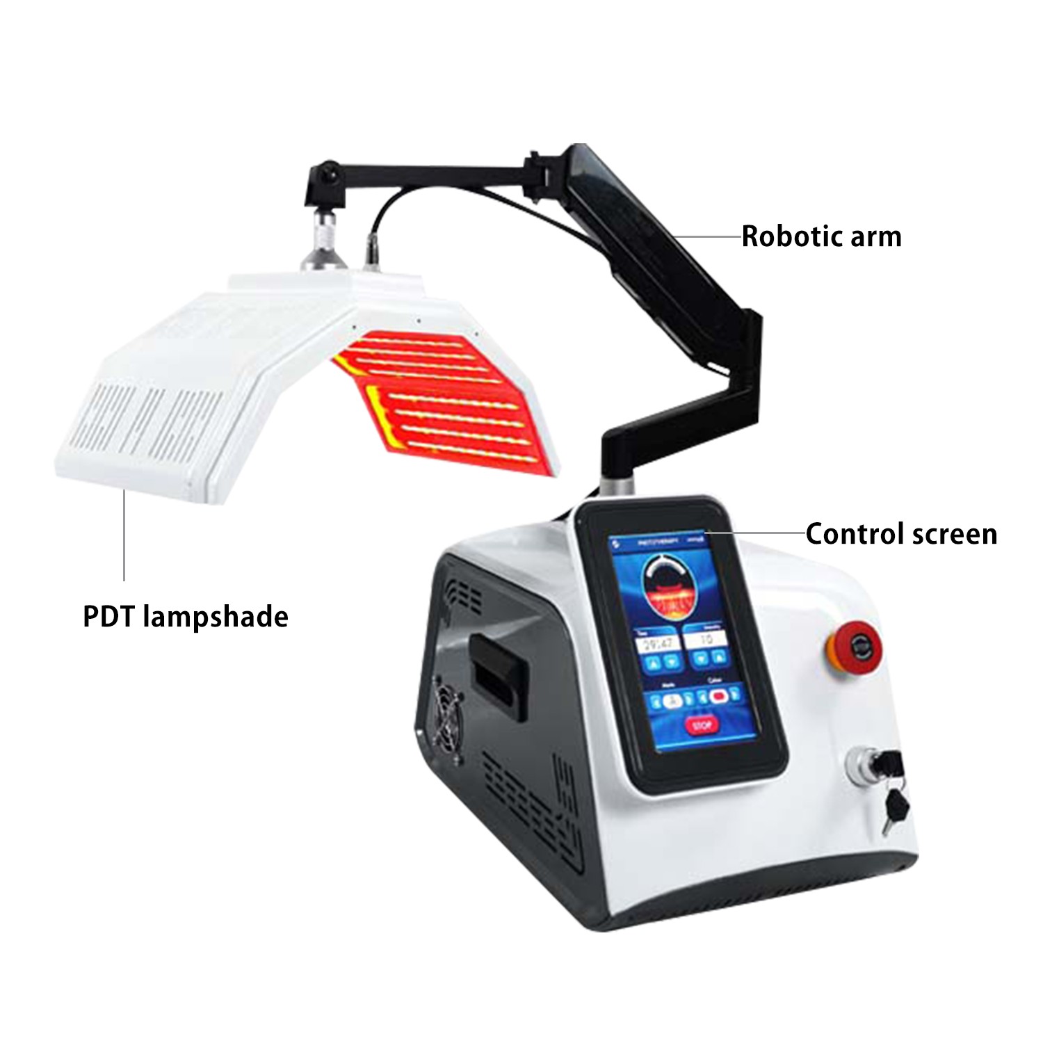 Professional 7 Colors LED Photon Photodynamic Light Therapy PDT Beauty Machine