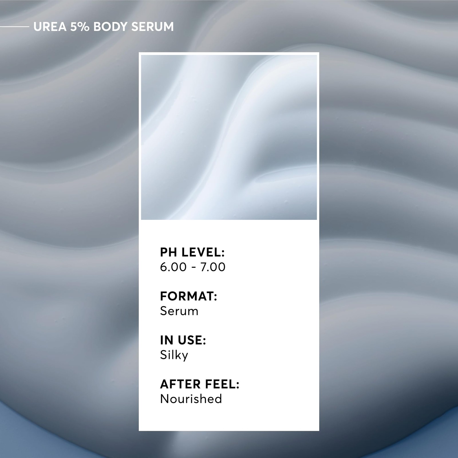 Naturium Urea 5 Body Serum Lightweight Hydrating Serum Nourishing Soothing