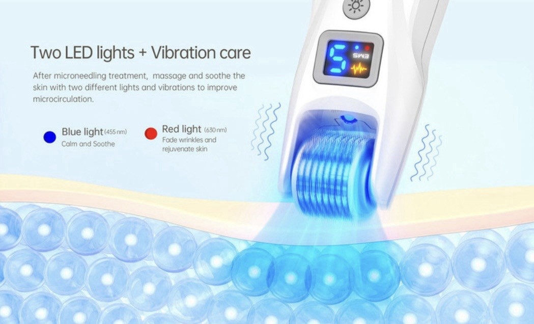 New Bioroller G5 Derma Roller Microneedle Roller 0.25mm Skin Care Acne And More