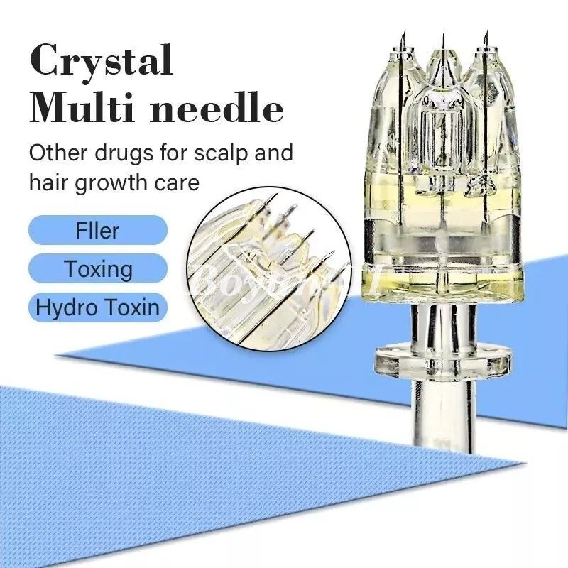 Crystal Multi Needle Mesotherapy 5pins Injection Hydrating 32G 1.5 for Skin Care
