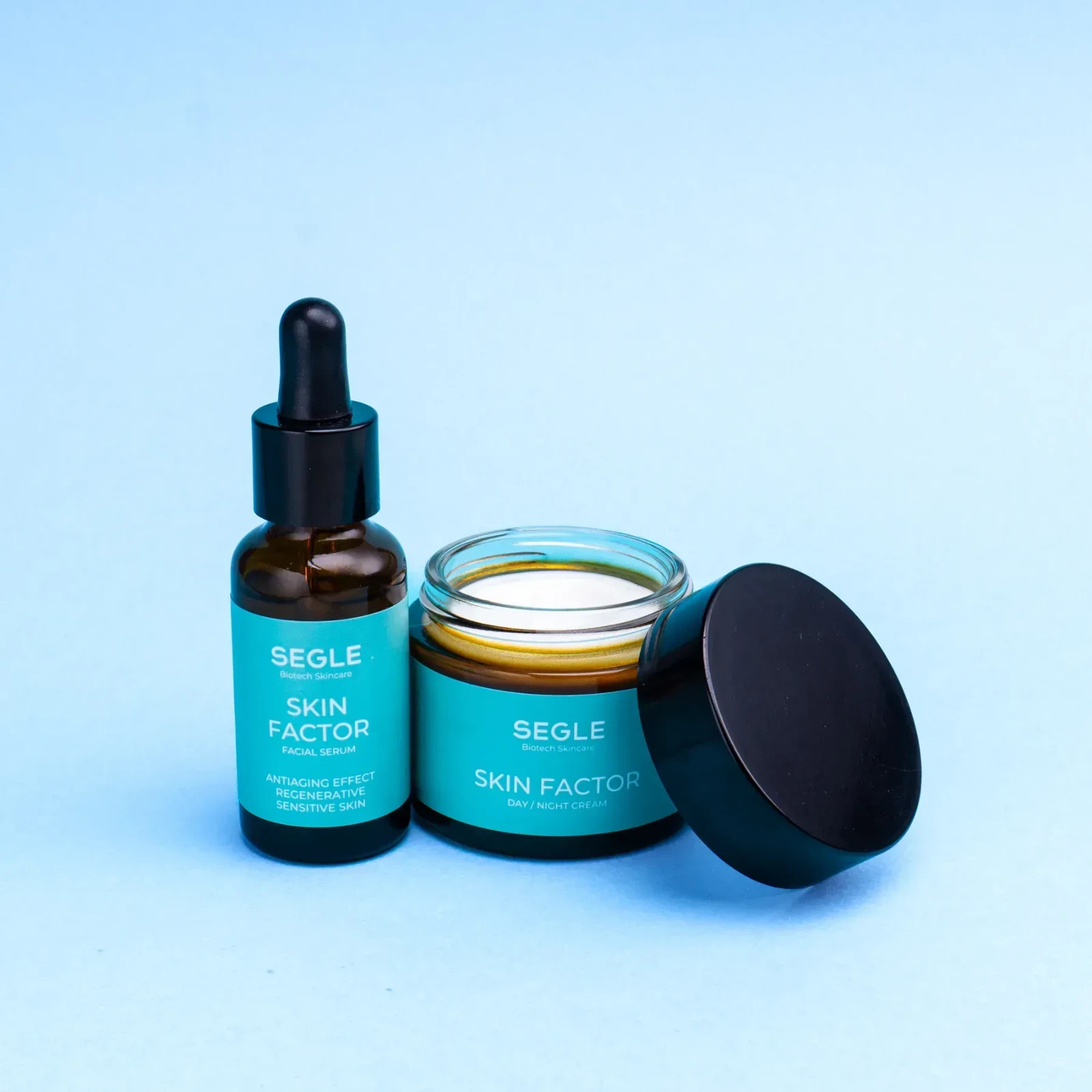 SEGLE Anti-Aging Serum and Skin Factor Anti-Aging Regenerating Cream