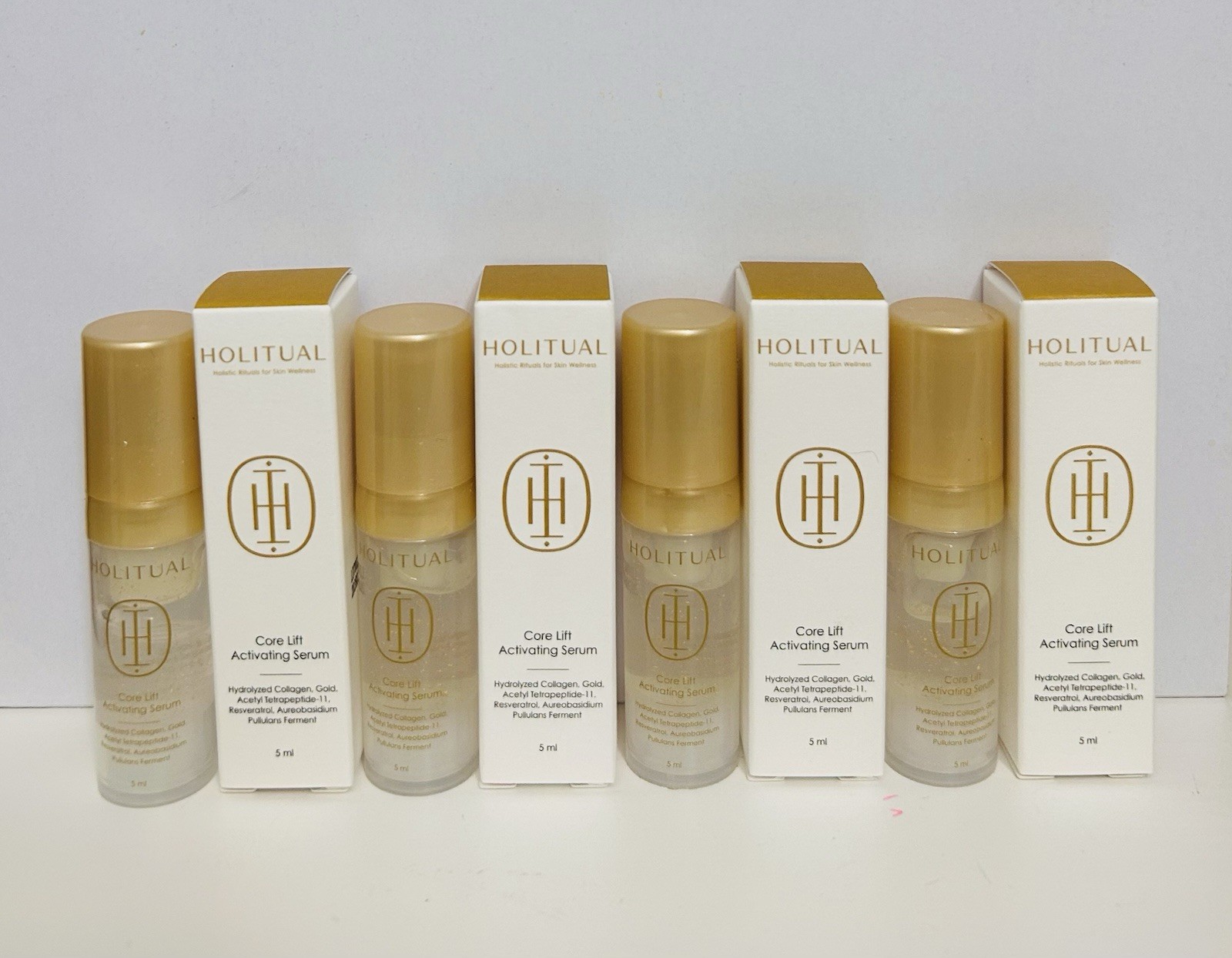 HOLITUAL Core Lift Activating Serum 5ml X 4pcs (20ml) Hydrolyzed Collagen.