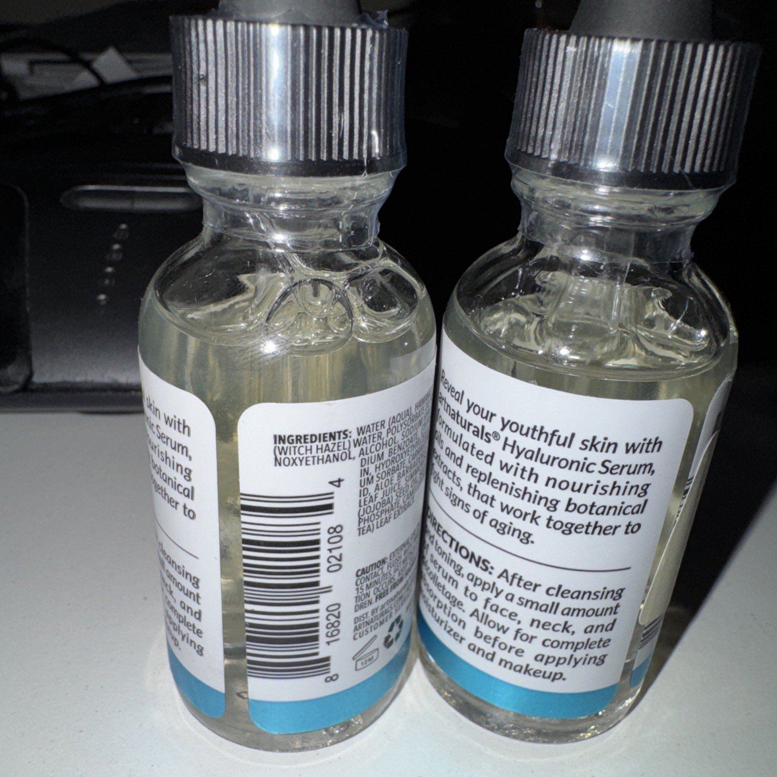 LOT OF 2 !! artnaturals Hyaluronic Acid Serum – 1 fl oz