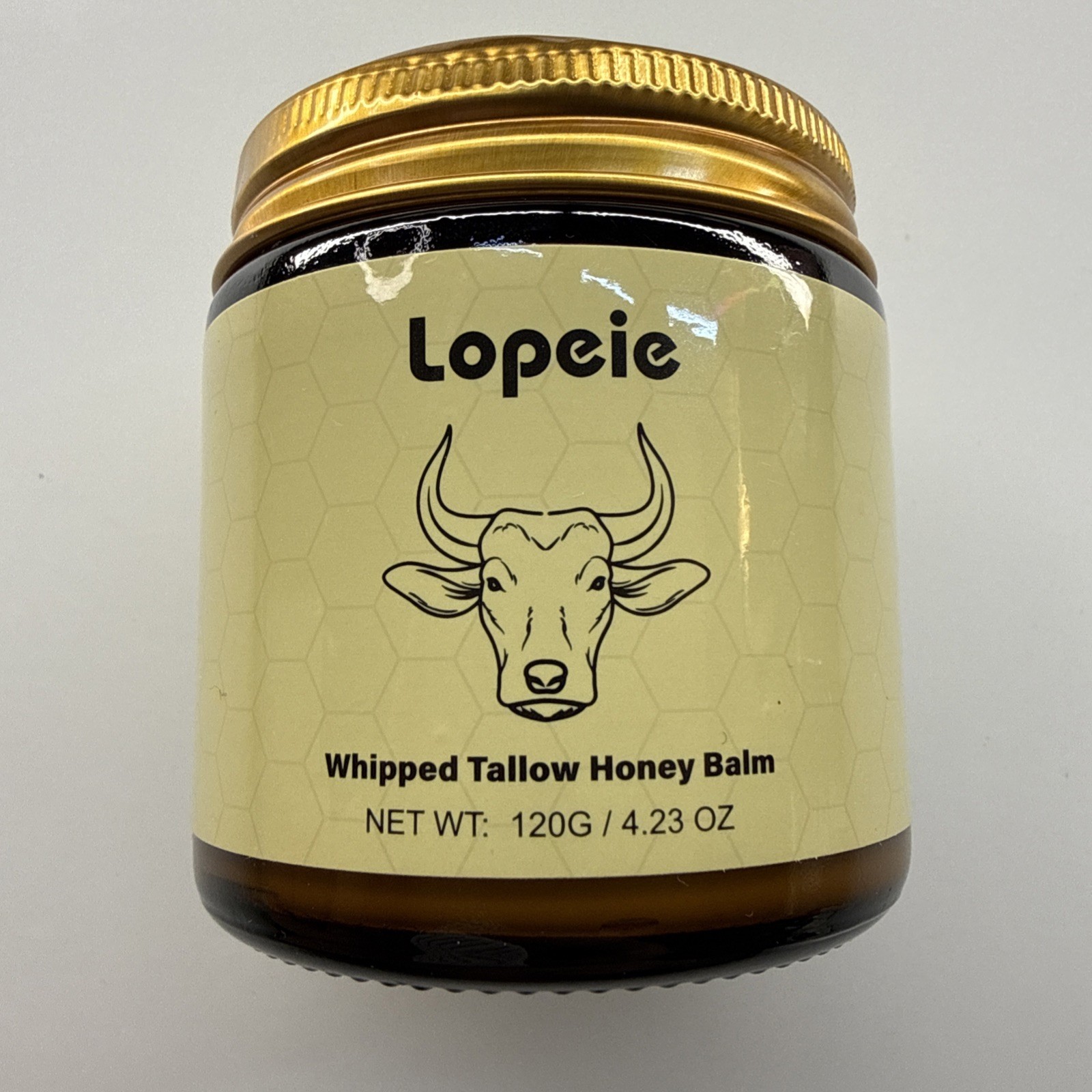 Beef Tallow for Skin – Organic Grass Fed Whipped Moisturizer with Honey Balm,…