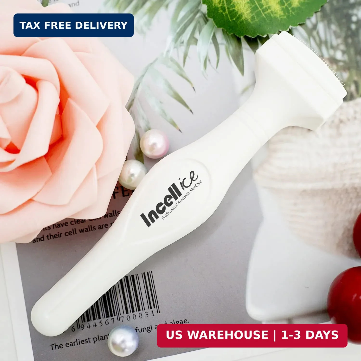 Derma Stamp, 175 Titanium Microneedle Stamp for Face, Derma Roller Stamper fo…