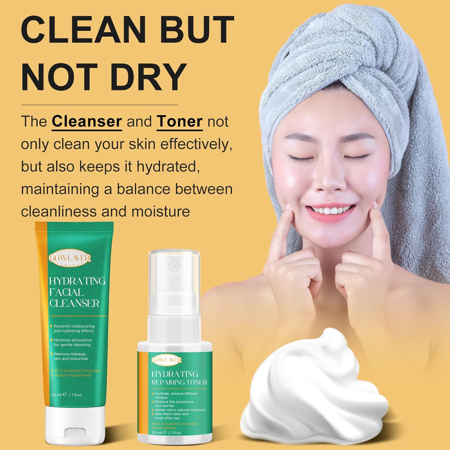 Lifting & Firming Anti-Aging Skin Care Set Kit for Women Teens,Niacinamide Retin