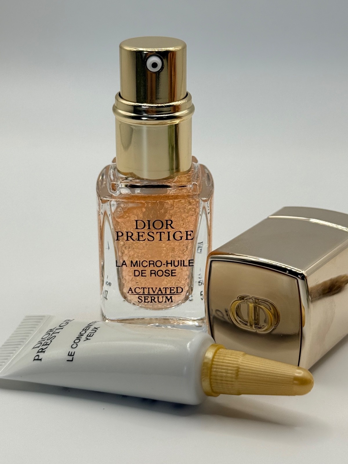 DIOR PRESTIGE SERUM/EYE CREAM Travel Deluxe 2 Piece Set NIB
