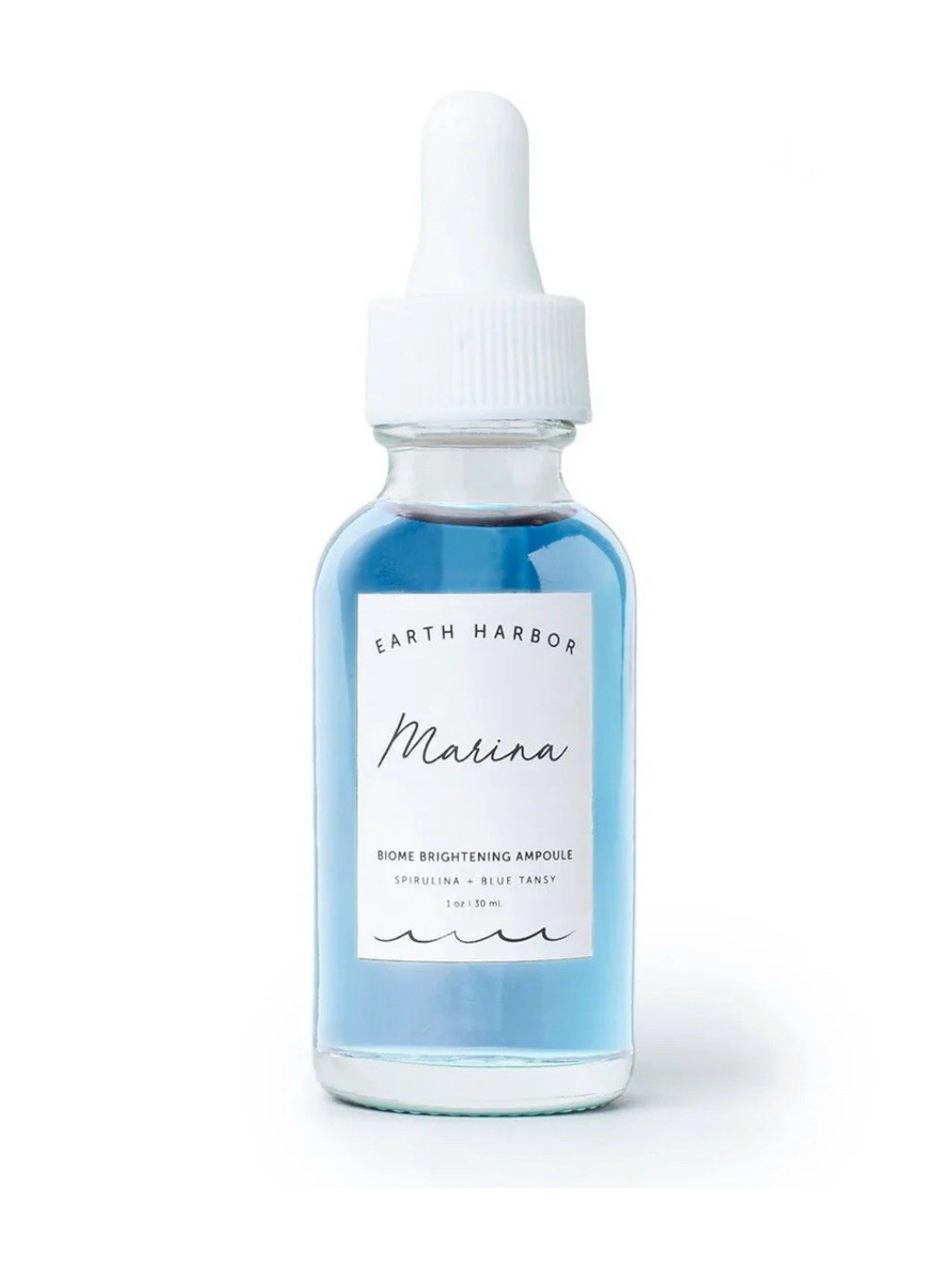 🌊 Earth Harbor Marina Biome Brightening Ampoule 0.17oz | Spirulina + Blue Tansy