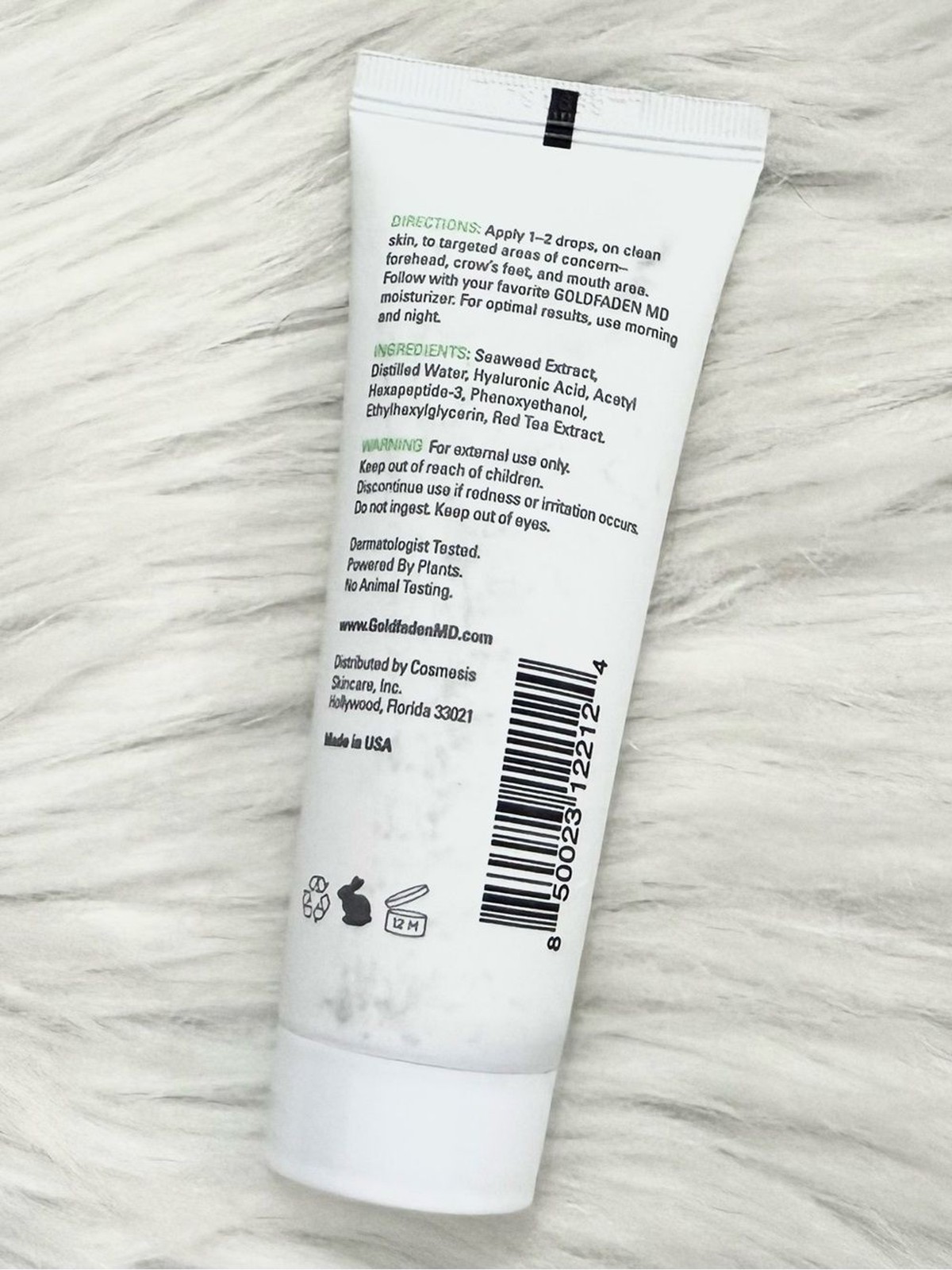 GOLDFADEN MD Needle-Less Line Smoothing Concentrate New and Sealed 1.69 fl oz