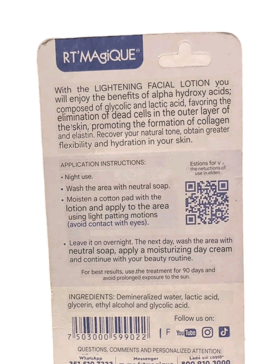 RT’MAgiQUE 65ml FOR ACNE, SUN SPOTS, PREGNANT PIGMENTATION, Wrinkles, Unisex