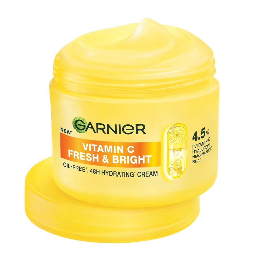 Garnier Fresh & Bright Vitamin C Sorbet Moisturizer,Hydration & Dark Spot Reduce
