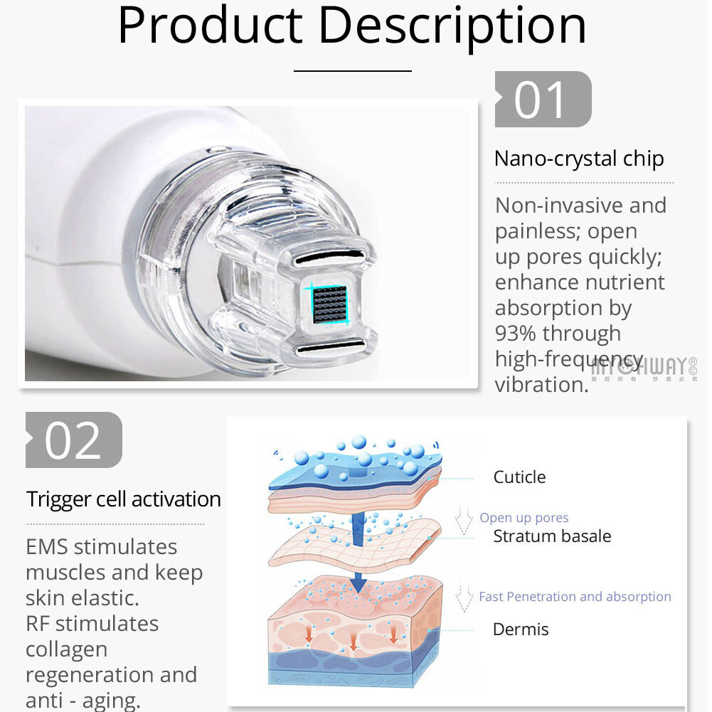2026 NEW EMS Meso Injector No Needle Skin Care Machine RF Mesotherapy Meso Gun