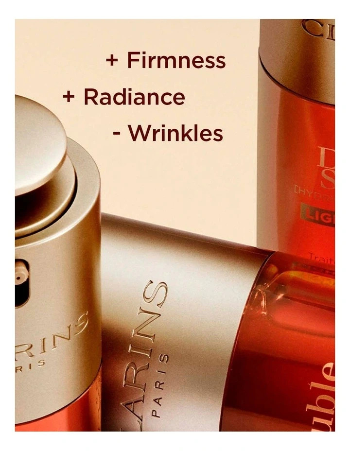 CLARINS Double Serum 50ML Skin Care Ageing Firmer Face Organic Reed Extract Pure