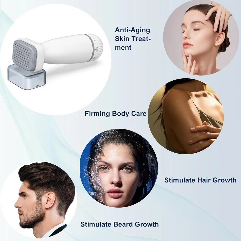 Bio Needle Derma Stamp Microneedling Tool Adjustable Needle For Body Hair Growth