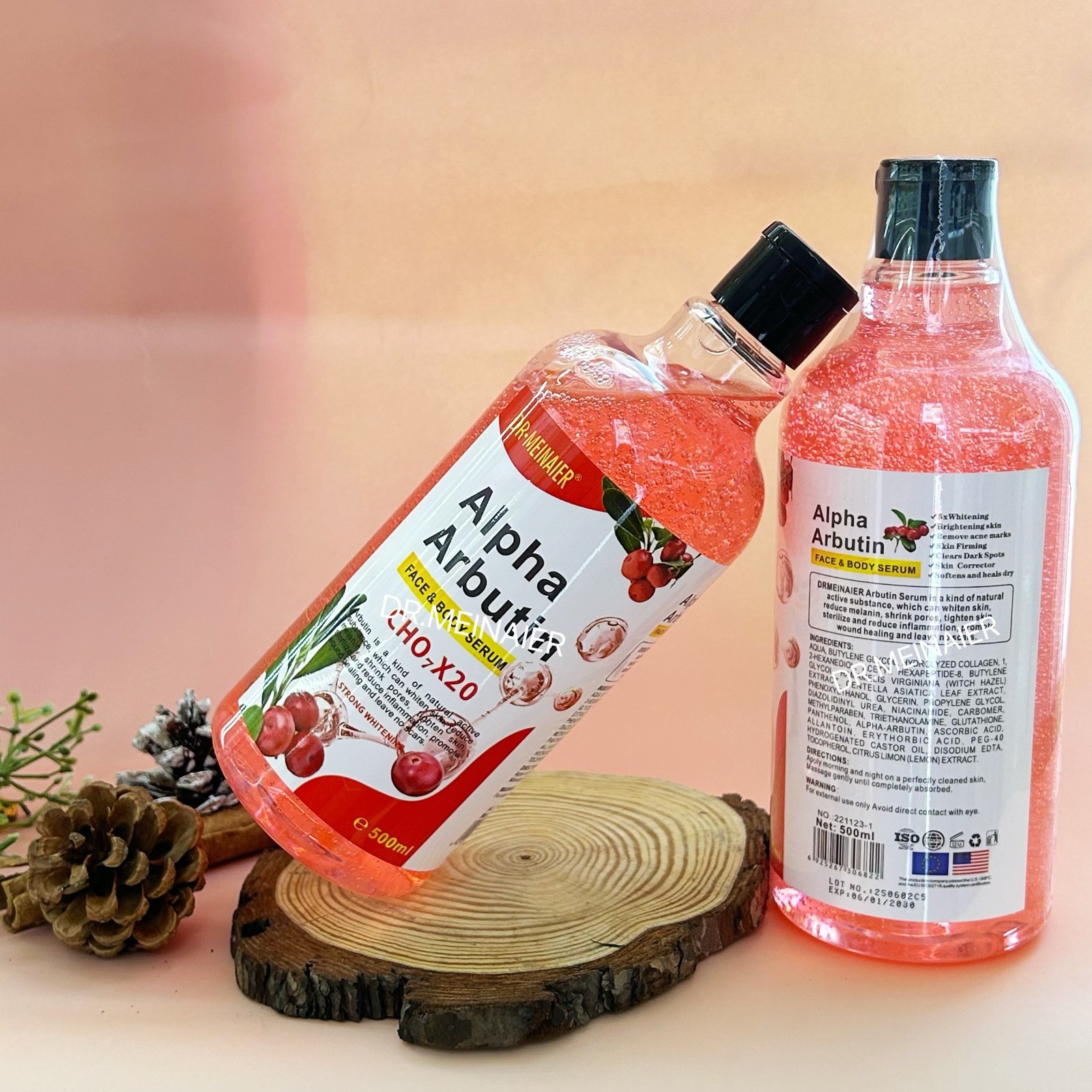 Alpha Arbutin Skin Solution Collagen Face Body Glow Serum and Alpha Arbutin Soap