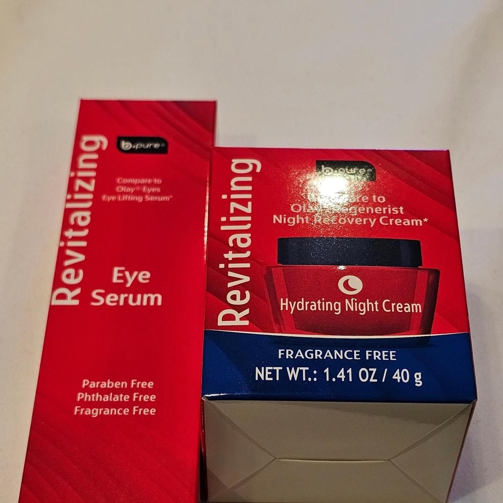 B-Pure Revitalizing Eye Serum and Night Cream Set