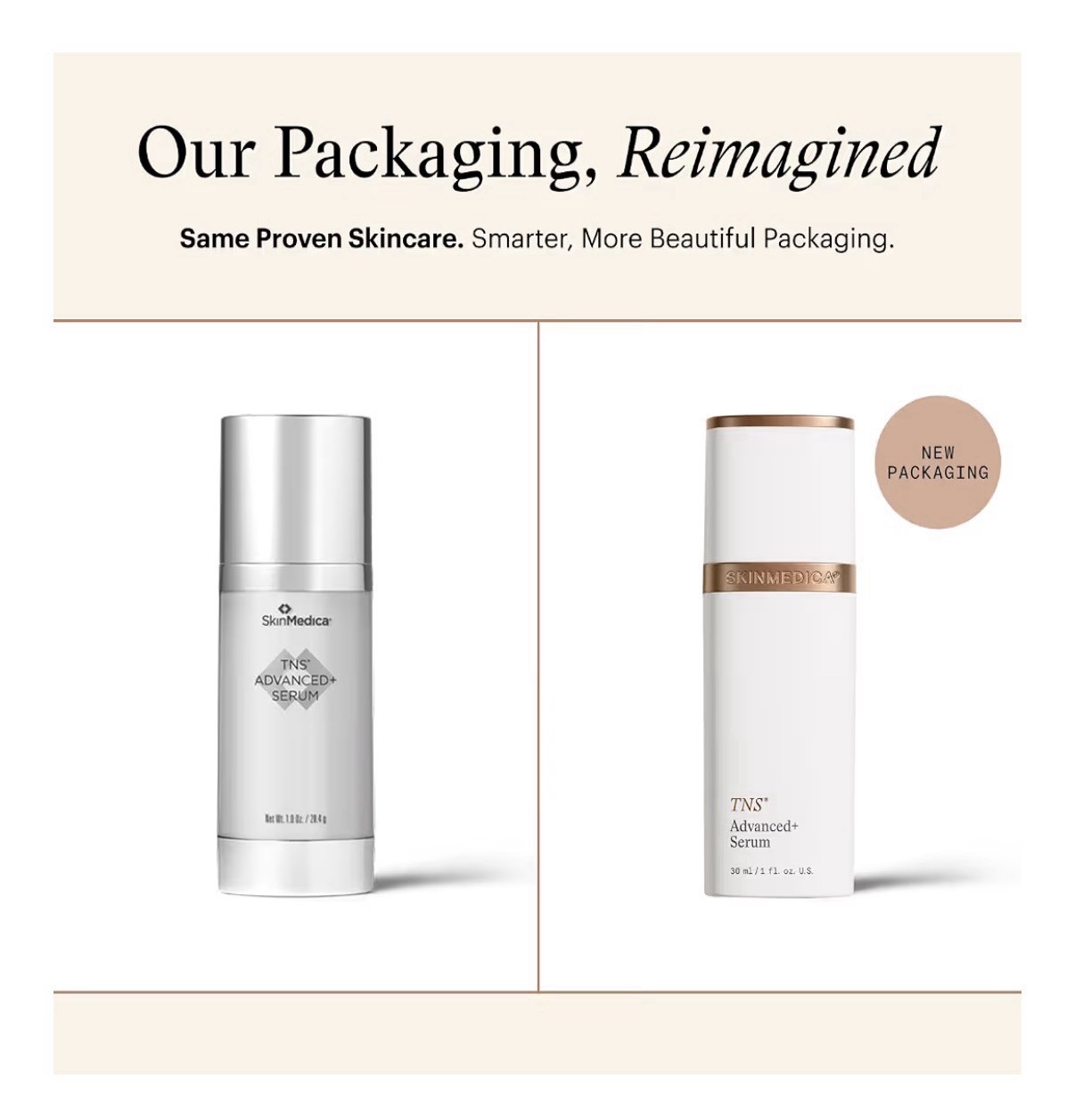 SkinMedica TNS Advanced+ Serum 30ml 1oz – EXP 1/2028 NEW In Box. New Version
