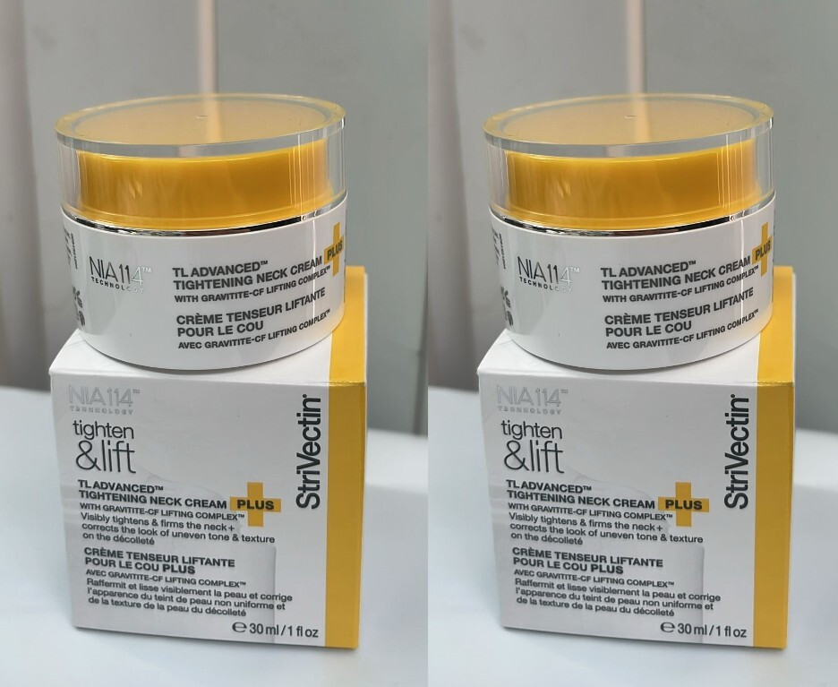 2x StriVectin TL Advanced Tightening Neck Cream Plus 30ml / 1 fl oz each – NIB