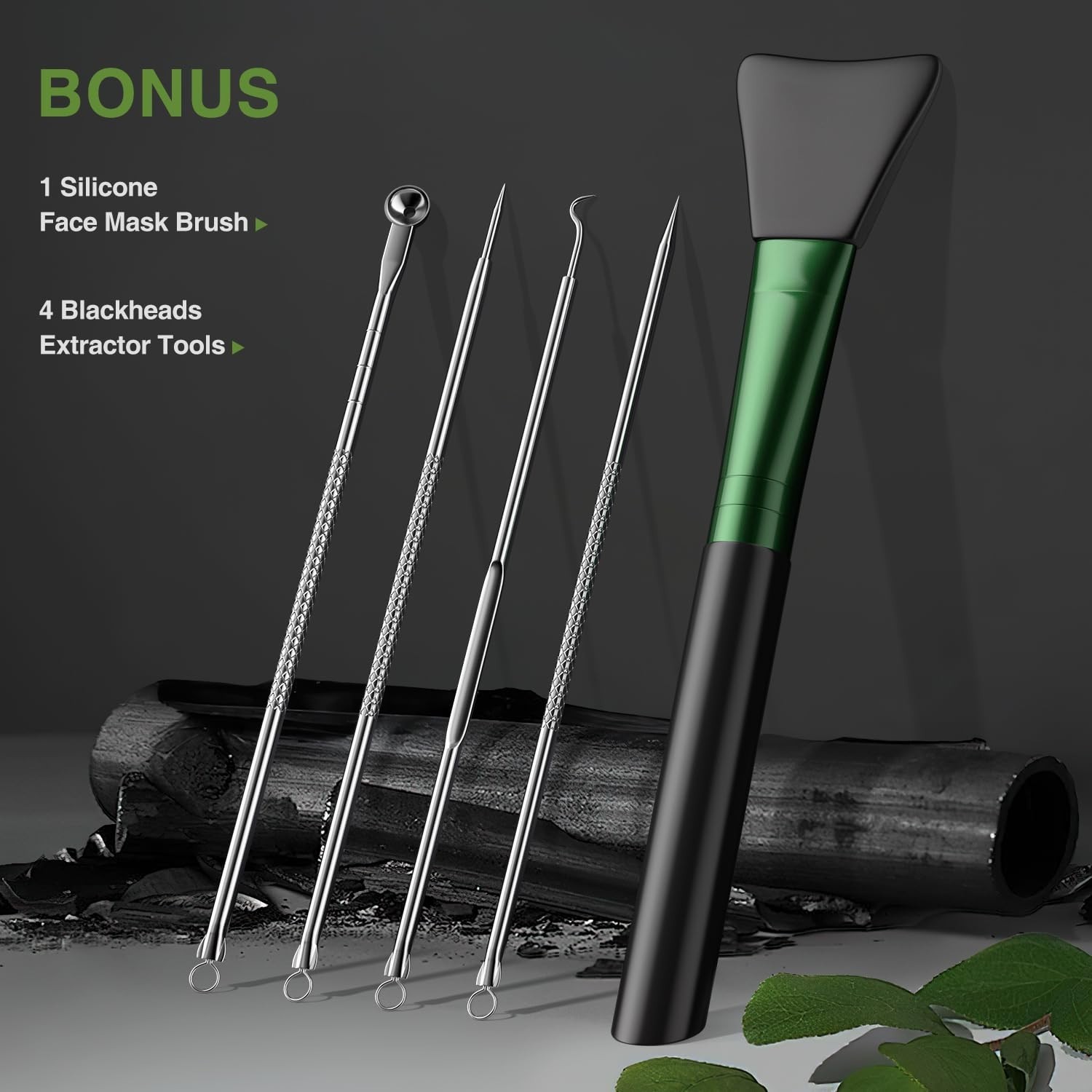 ulluxe Blackhead Remover Mask Kit, Charcoal Peel Off Face Mask for Deep Cleansin