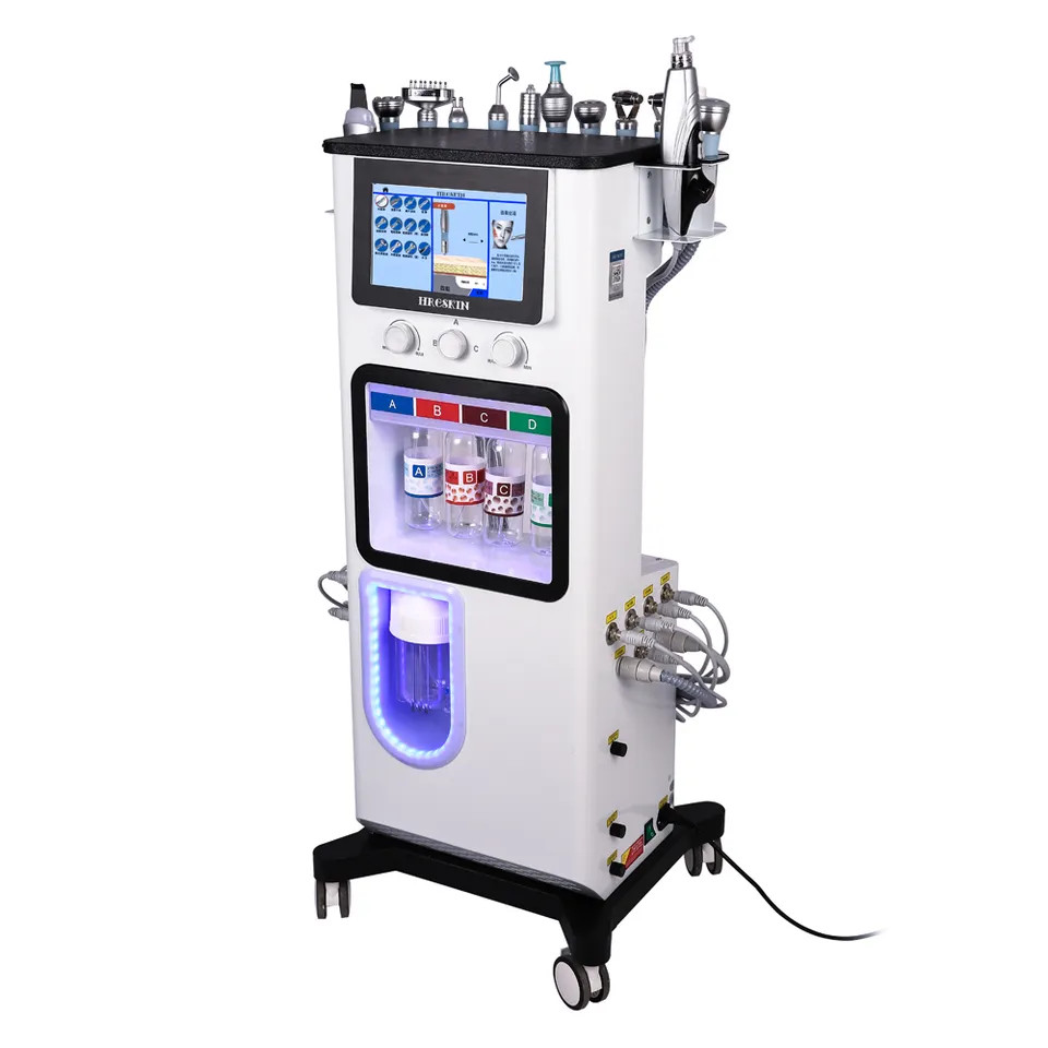 13IN1 Facial Hydro Dermabrasion Skin Peeling Water Aqua Plasma BIO Lift Machine
