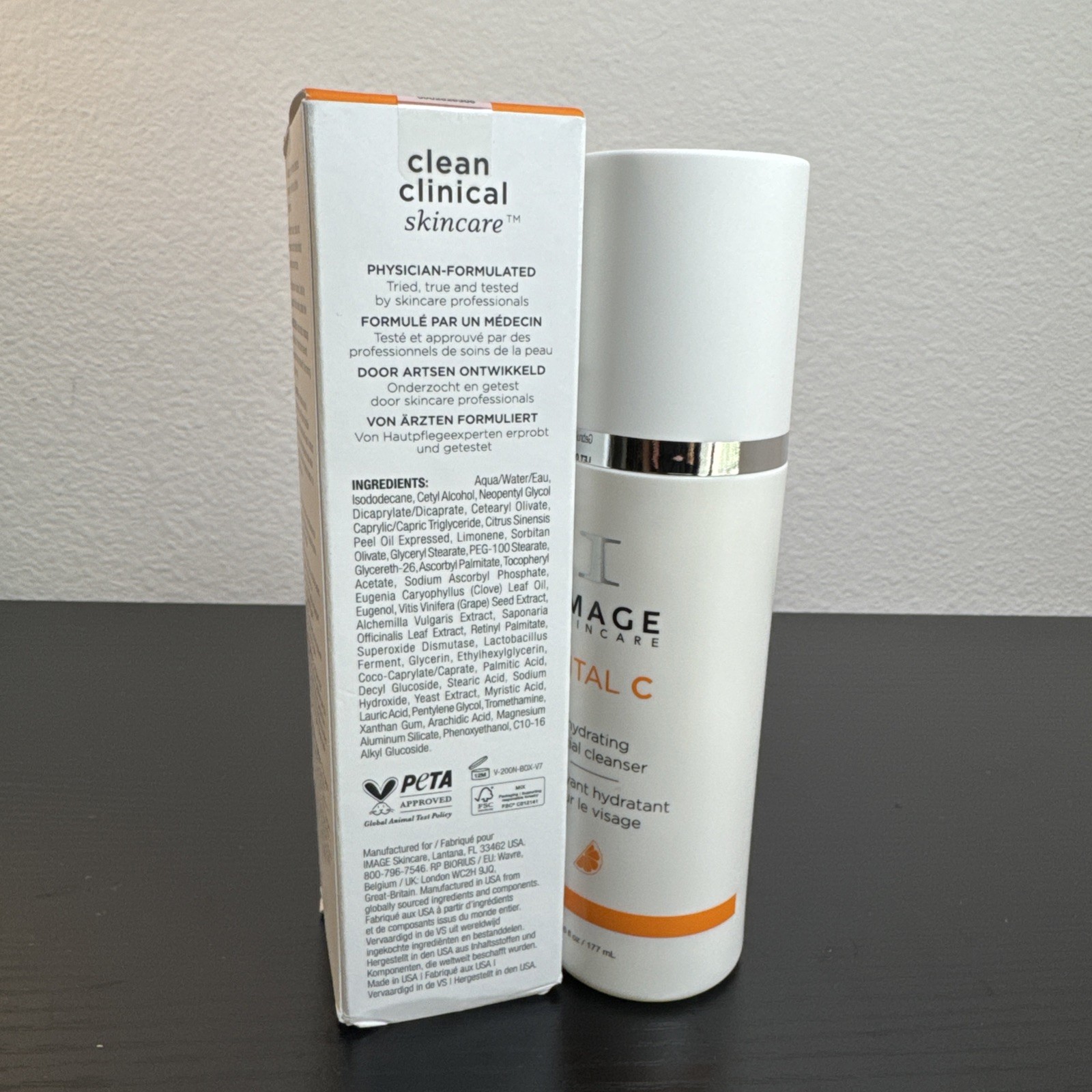 Vital C Hydrating Facial Cleanser by Image for Unisex – 6 oz Cleanser