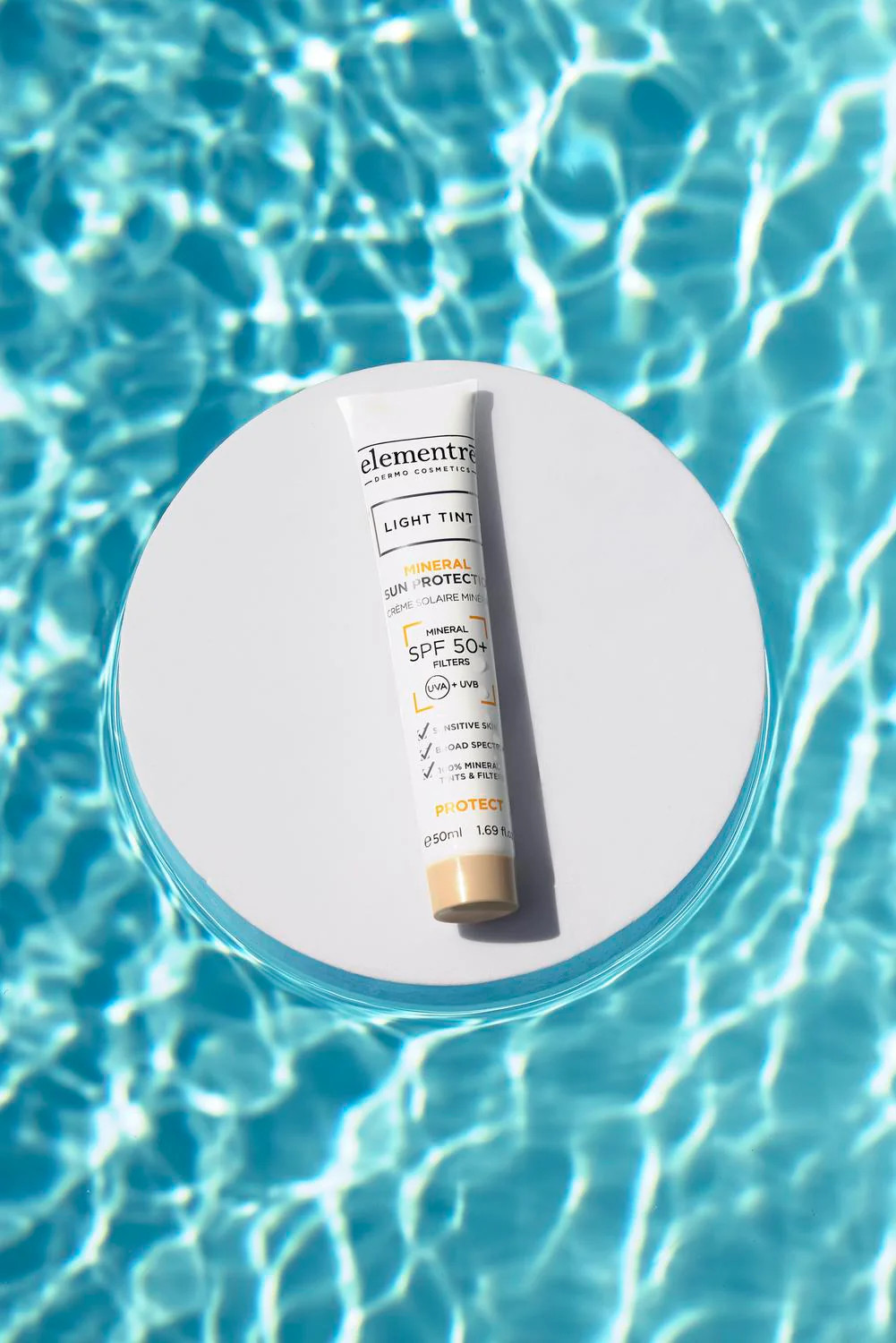 Elementre SPF 50+ Mineral Sun Protection Cream – Light Tint