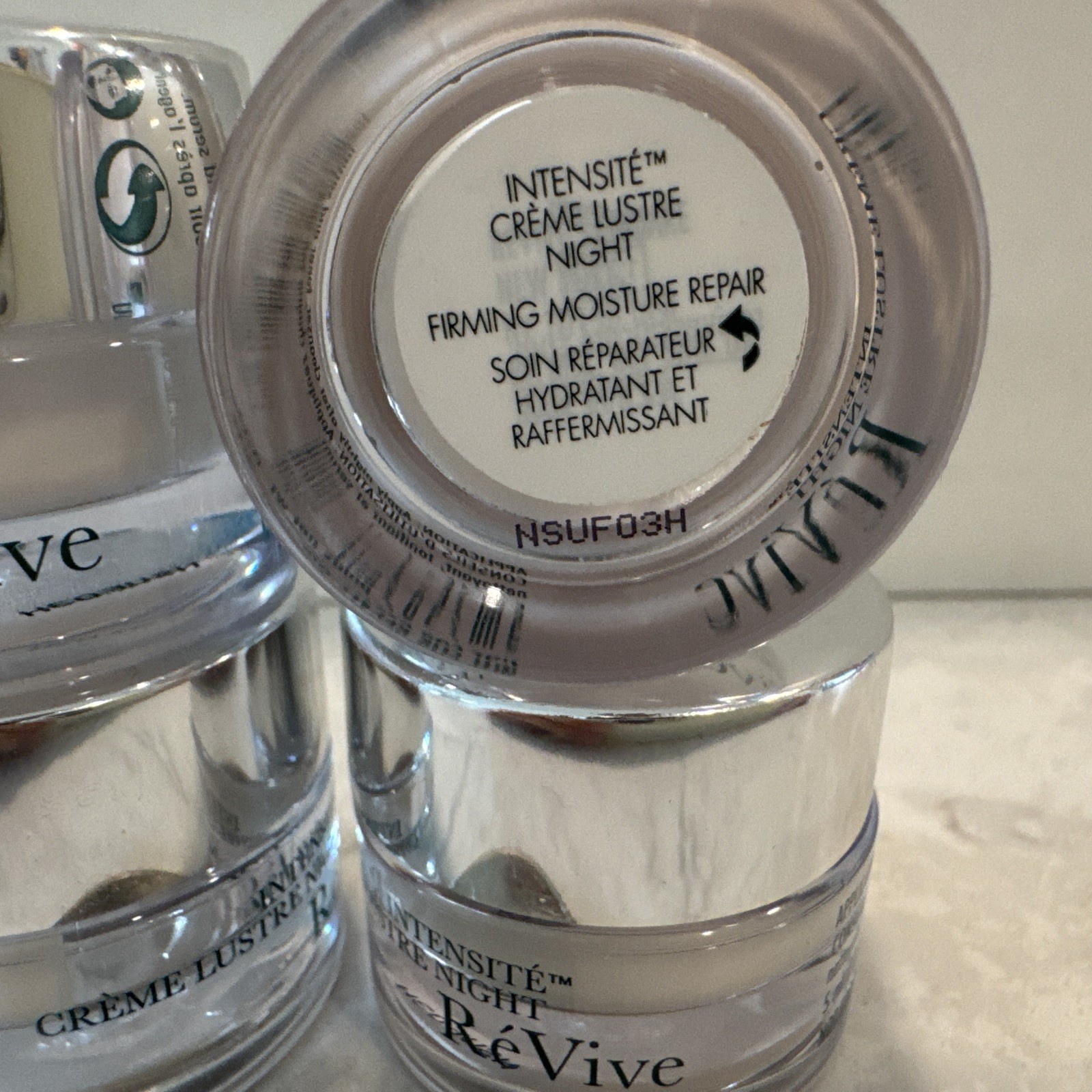 4 x ReVive Intensite Creme Lustre Night Cream 0.17oz / 5ml Each Total 20 ml