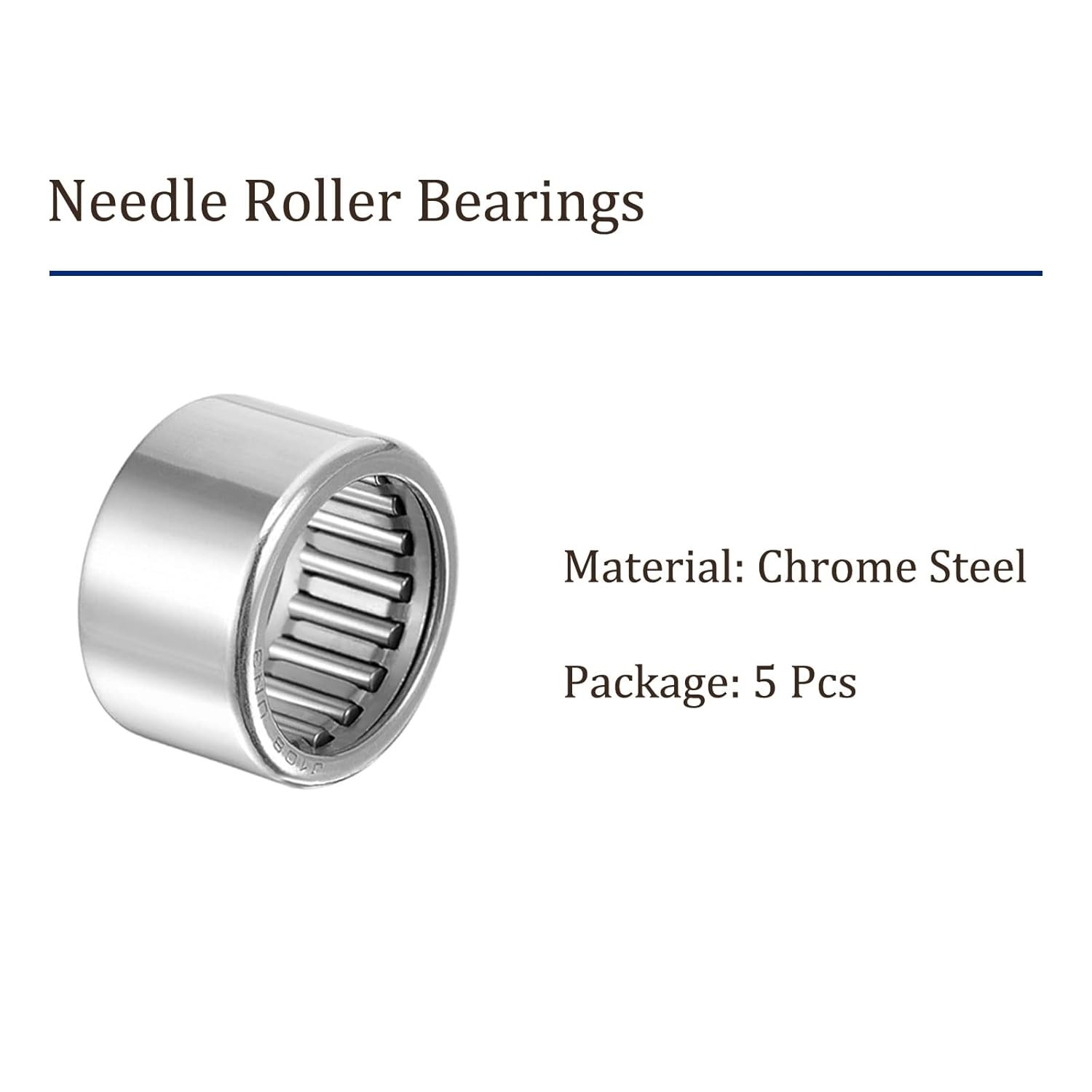 5pcs SCE108 Needle Roller Bearings – [5/8″ x 13/16″ x 1/2″] 5/8″x13/16″x1/2″