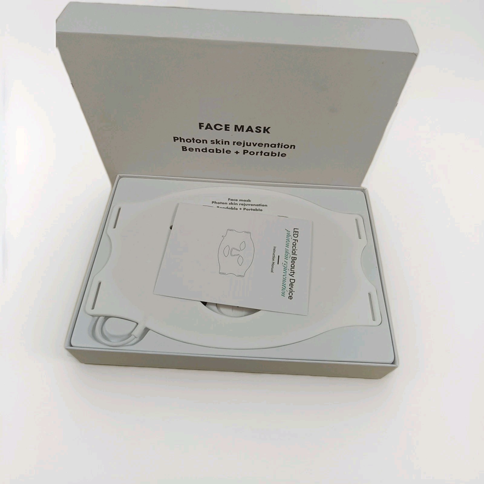 LED Light Therapy Mask Skin Care Mask, LED Red 630±5nm & NIR 830nm Wavelength.74