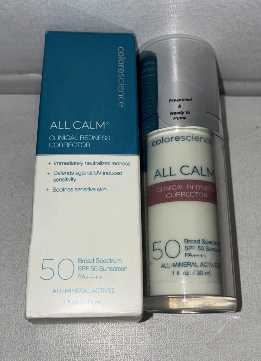 Colorescience All Calm Clinical Redness Corrector Broad Spectrum SPF 50 1 oz