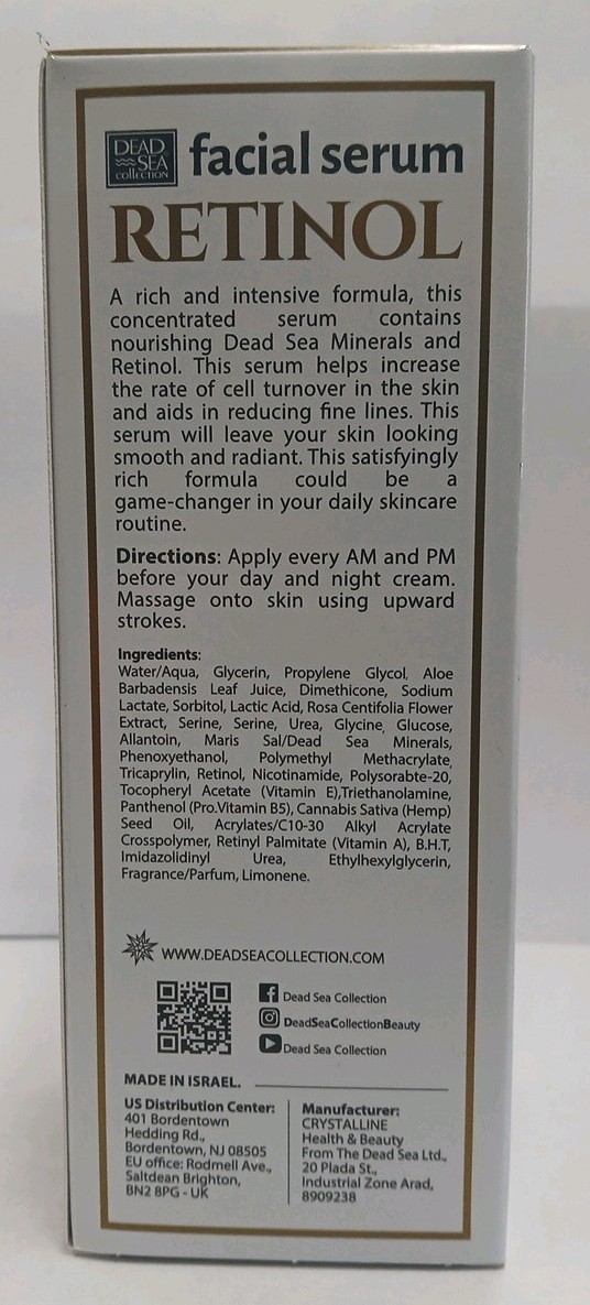 Dead Sea Collection Retinol Anti-Aging & Firming Facial Serum (1.69 oz)