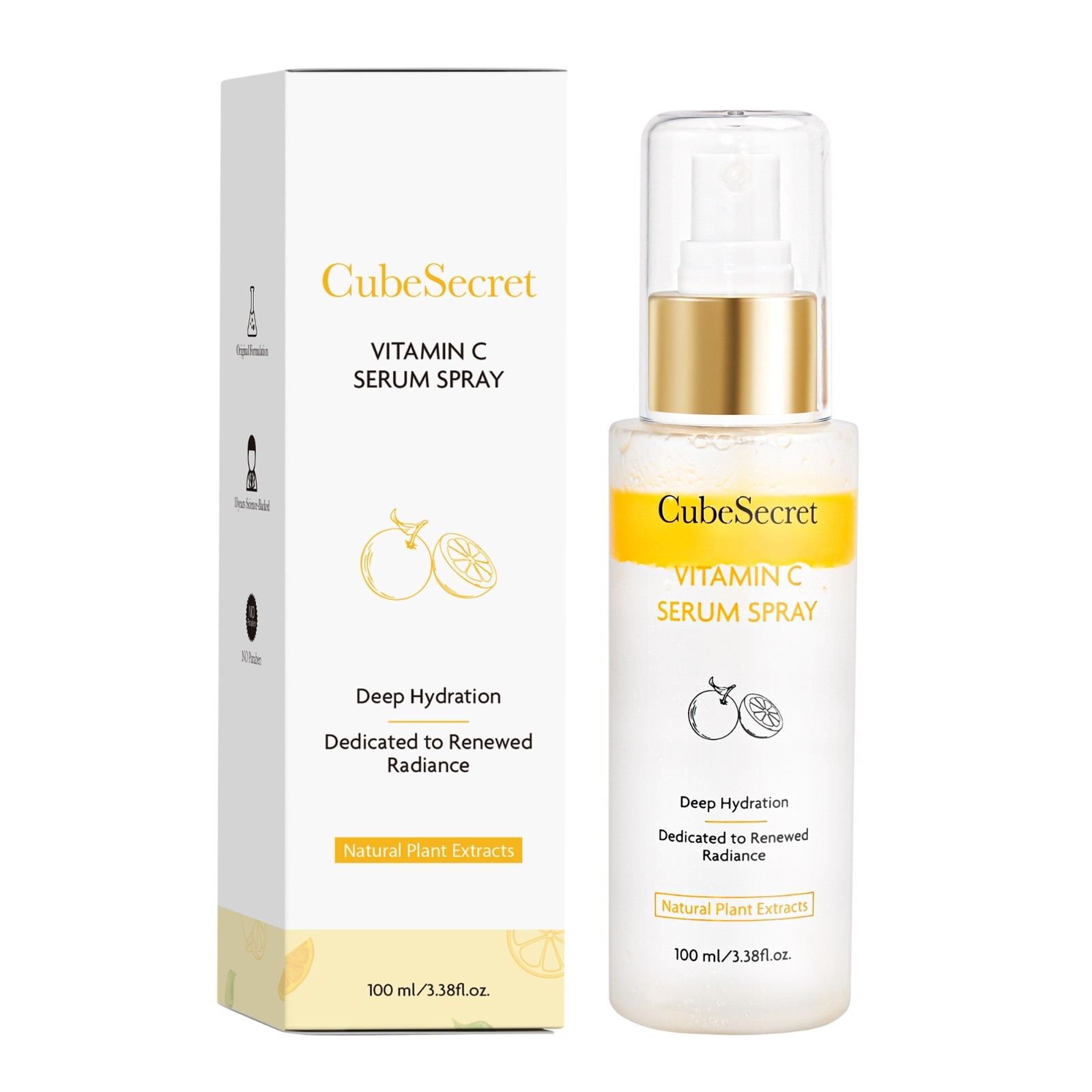 Vitamin C Serum Spray Facial Mist Lightweight Face Skincare Spray 3.38 oz