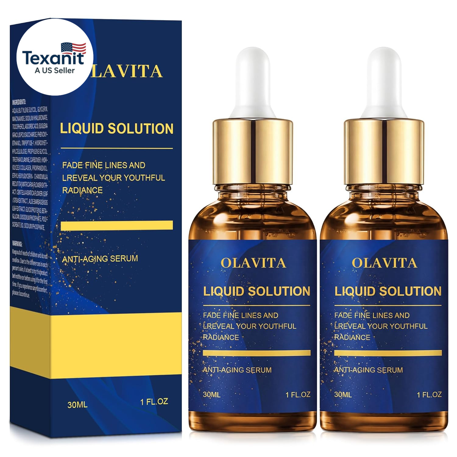 Advanced Peptide Firming Serum: Olivita Liquid Solution Serum with Matrixyl 3000