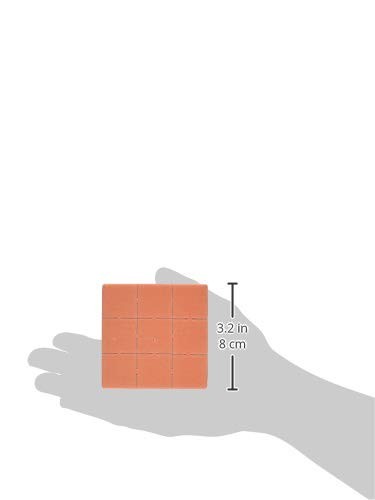 Star Nail 1″x1″ Super Orange Disposable Sanding Blocks for Nail Spa 126 Count
