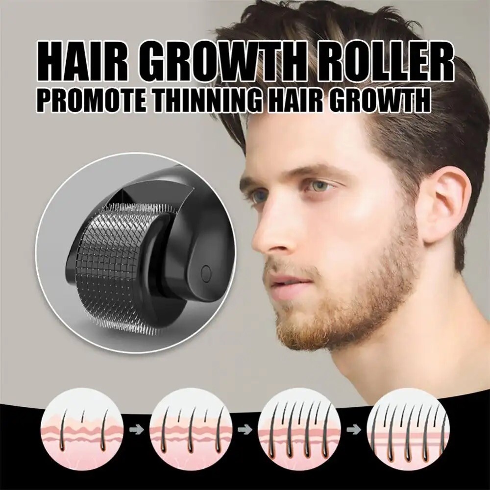Beard Growth Oil Serum Mustache Hair GROOMING Kit Derma Roller for Men