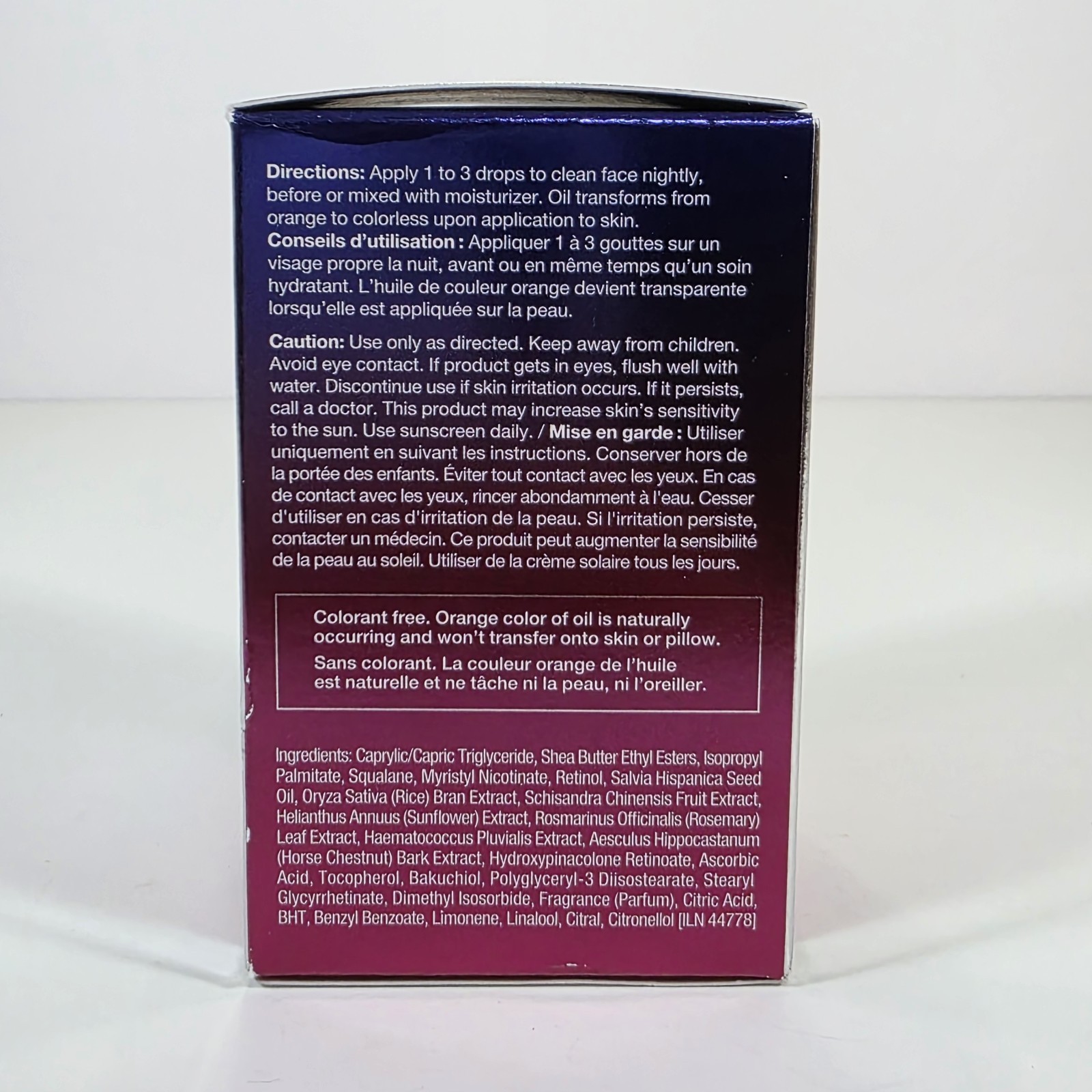 StriVectin Advanced Retinol STAR Light Night Oil 1oz Nourishing Anti-Aging Tone