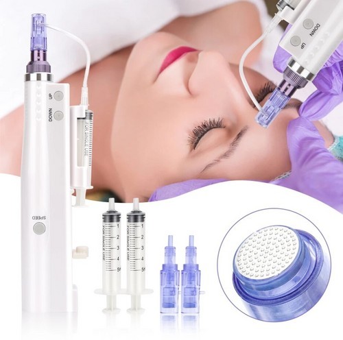 Therapy Water Micro-Pen Skin Acne Mark Remove with 2Pcs & NN Pin Cartridges Tips