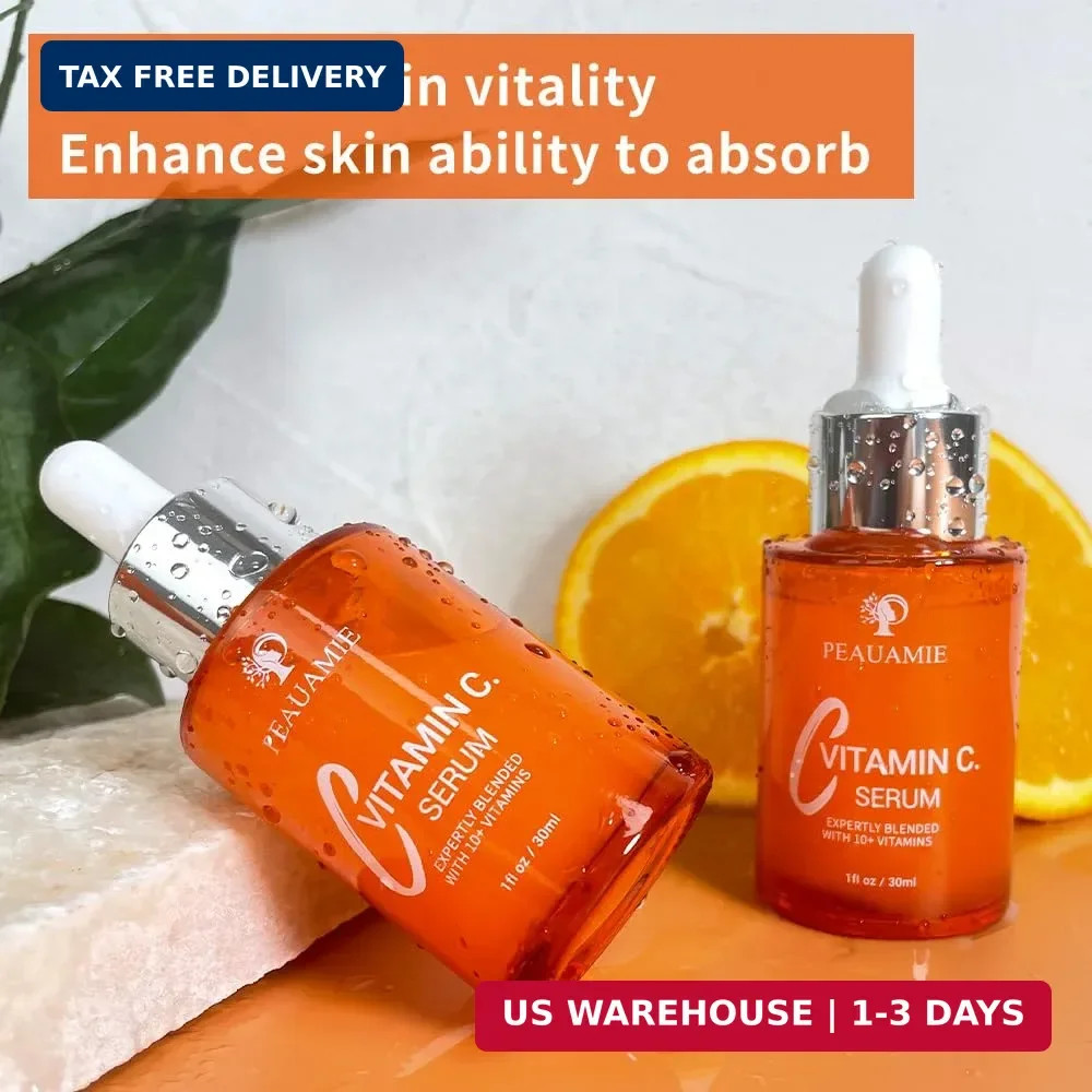 Peauamie Vitamin C Serum for Face Anti Aging with 2%Hyaluronic Acid and 1%Retino