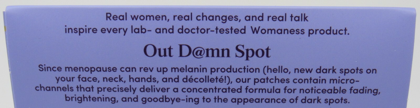 NEW 27-Count Womaness Out D@mn Spot Patches Face Neck Hands Decollete Dark Spots