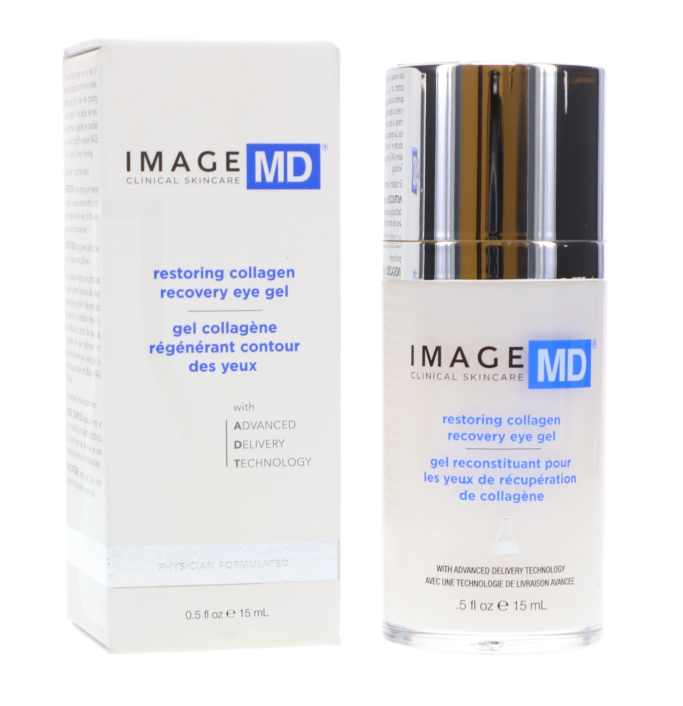 (1) I IMAGE Skincare MD Restoring Recovery EYE GEL .5oz (15ml) New In BOX +🎁