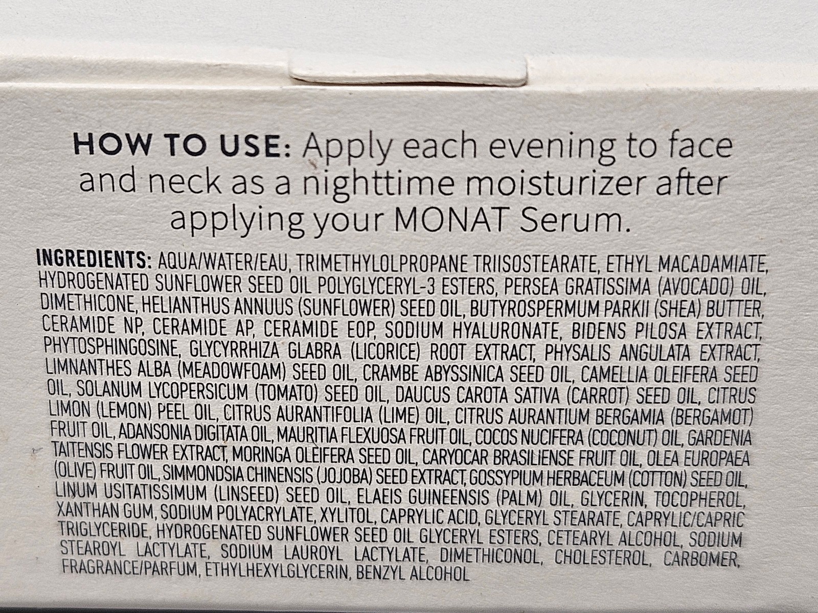 TRAVEL SIZE Monat Night Haven Overnight Age Control Cream 0.5 fl. oz – New