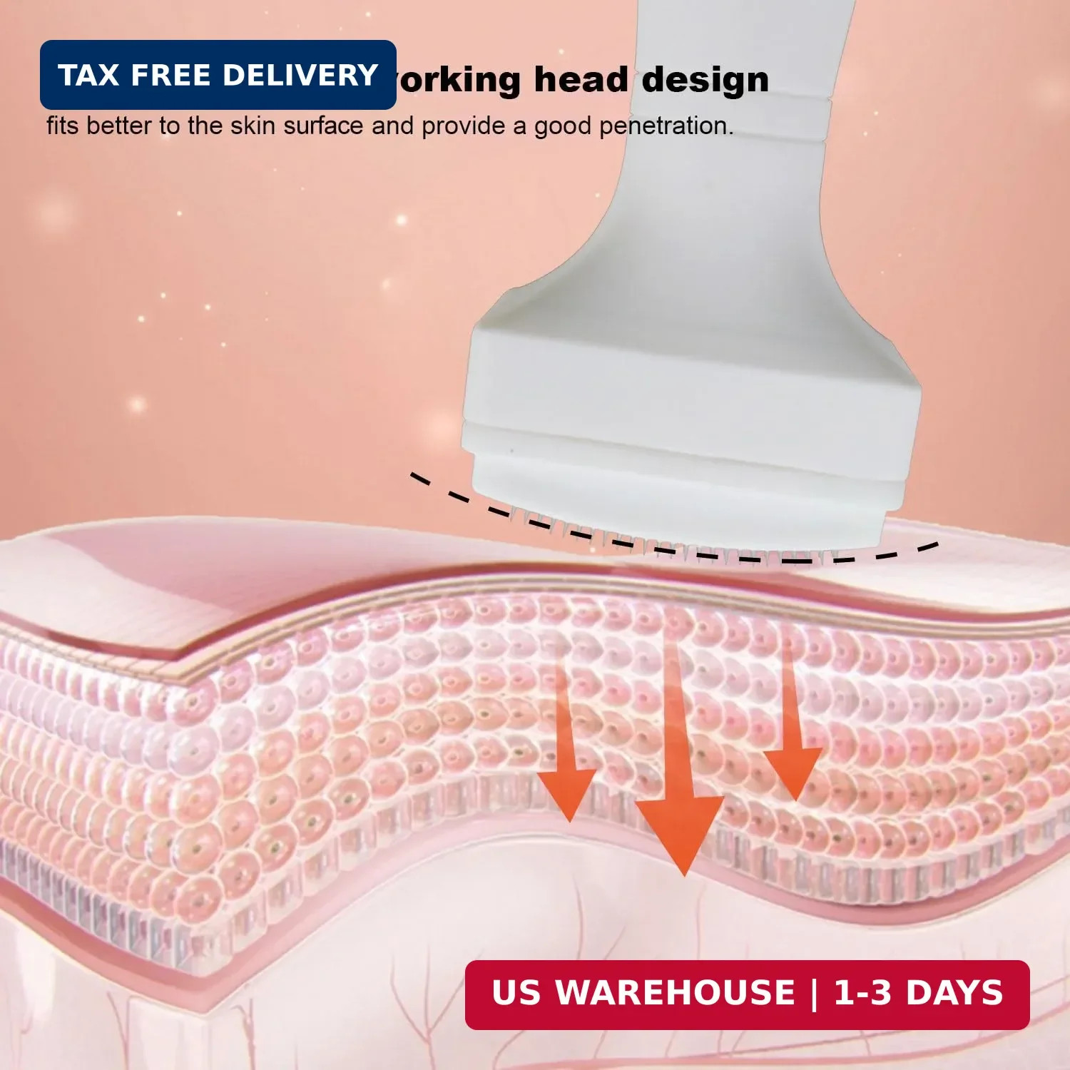 Derma Stamp, 175 Titanium Microneedle Stamp for Face, Derma Roller Stamper fo…