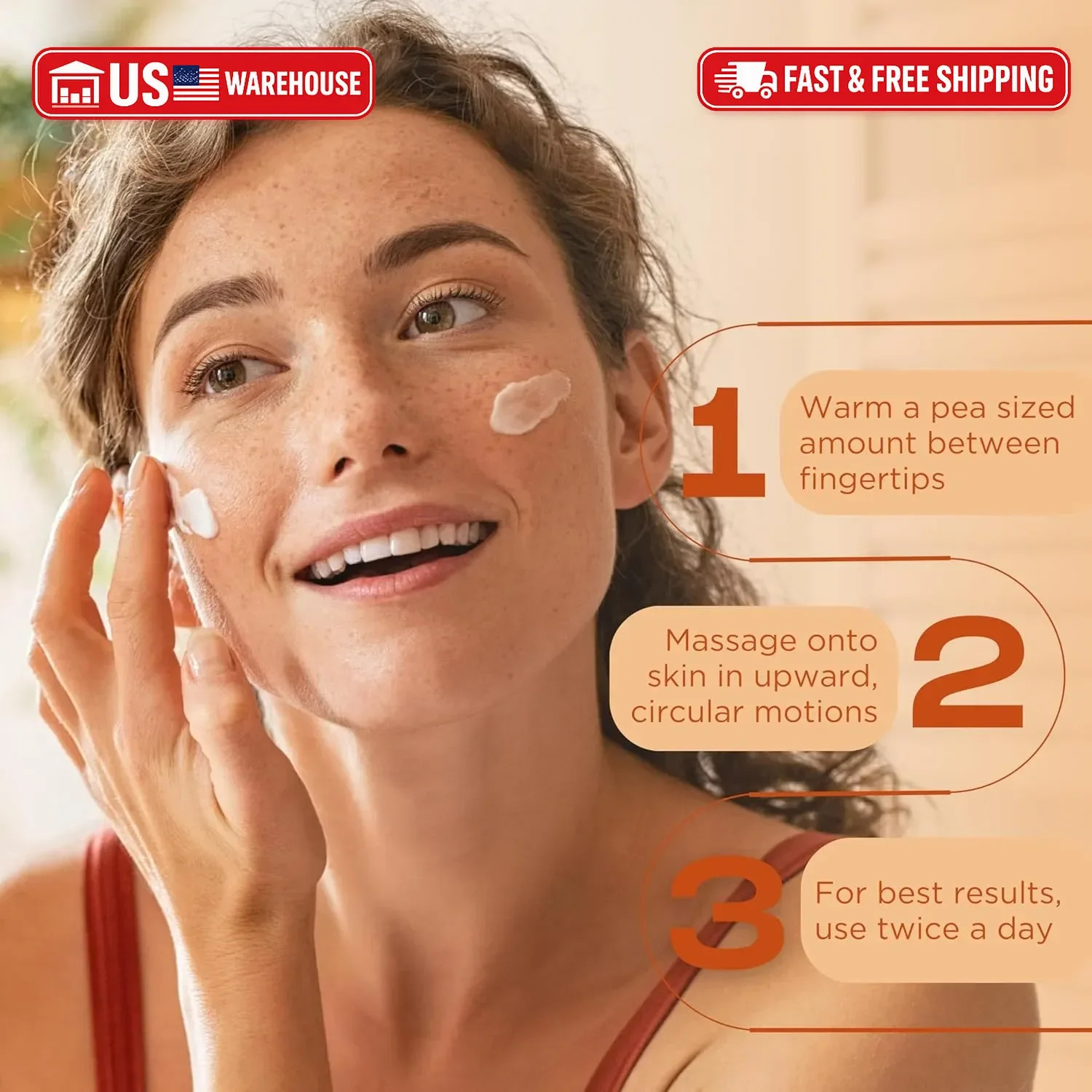 InstaNatural Vitamin C Moisturizer Face Cream, Brightens and Reduces the Look of