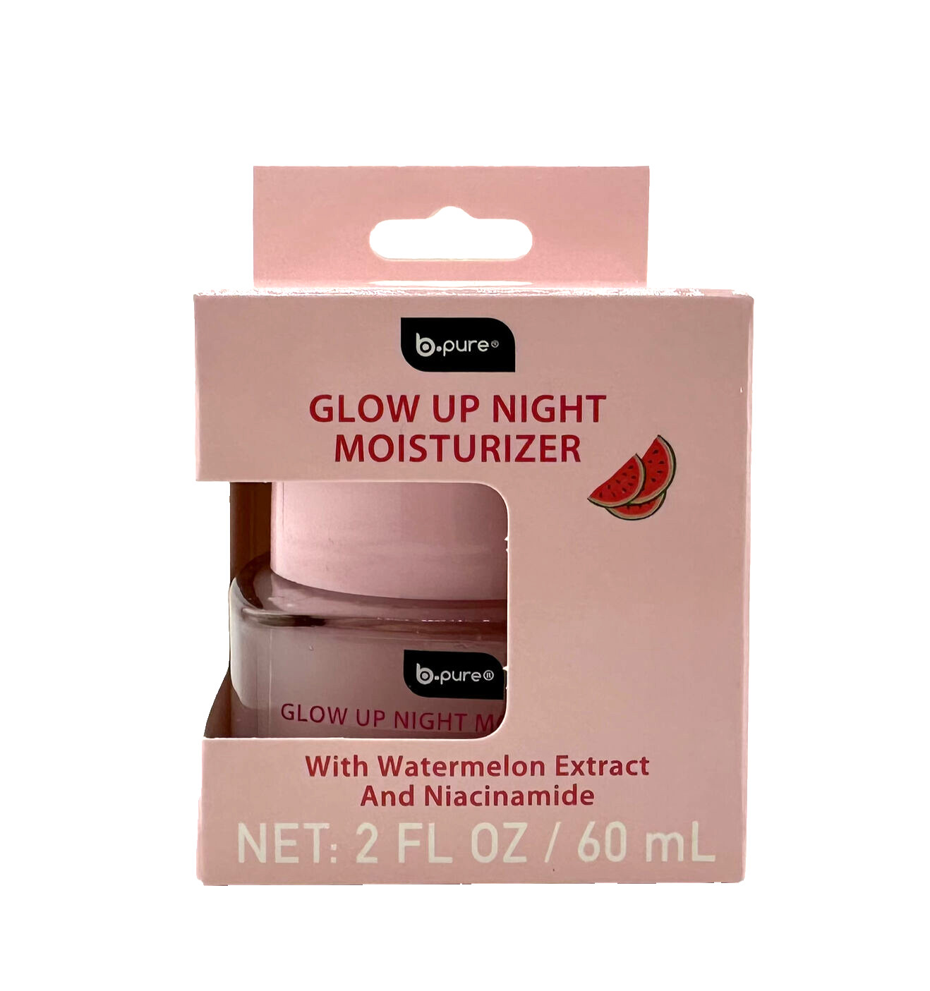 B-Pure Watermelon Glow Up Night Moisturizer, Serum & Toner – 2 Sets
