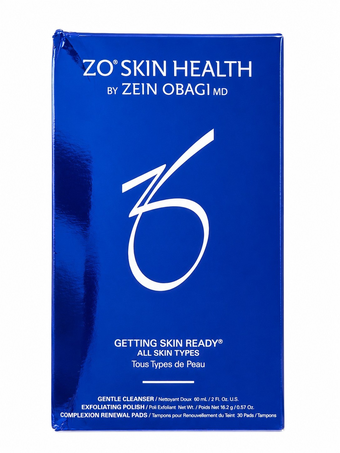 Authentic Zo Skin Health Getting Skin Ready Kit Pads Cleanser Polish NEW IN BOX